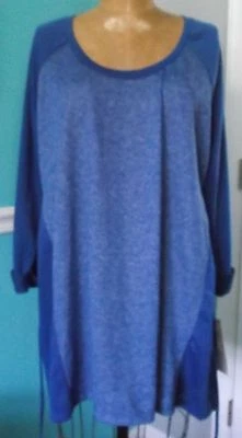 MOTHERHOOD OH BABY BUMP ESTILO MANGA 3/4 AZUL TÚNICA MATERNIDAD TOP -X-GRANDE - NUEVO CON ETIQUETAS Foto 1 de 4