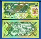 Uganda P-28 10 Shillings 1987 World Paper Money Currency Uncirculated Banknote