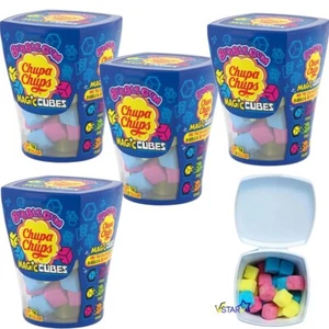 4 x Chupa Chups Bubblegum Magic Cubes 86g Perfect Kids Gift - Picture 1 of 1