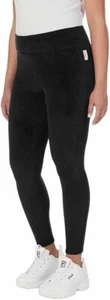 FILA® Leggings Donna in Velluto Nero Taglia L - Foto 1 di 3