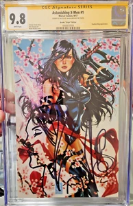 Astonishing Xmen 1 CGC 9.8 Signed Sketch Signature Series  Brooks Virgin Variant - Picture 1 of 3