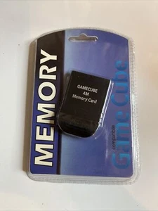 GameCube 4MB Memory Card 59 Blocks  NEW Sealed - Picture 1 of 2