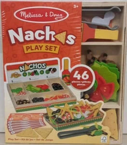 Melissa & Doug Nachos Wooden Play Set Ages 3+ Playtime Pretend 46-Piece, Sealed - Picture 1 of 1