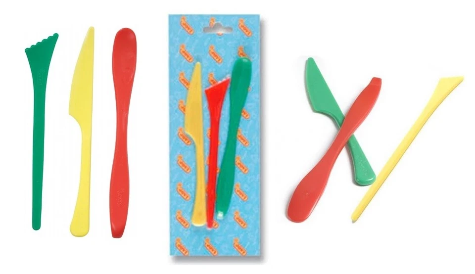 Ultensili attrezzi per modellare plastilina pasta tipo Pongo Das cm 15 - Immagine 1 di 1