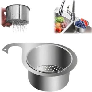 Stainless Steel Swan Sink Strainer Basket, 2025 New Multifunctional Kitchen Drai - Picture 1 of 7