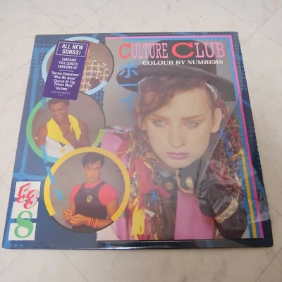 CULTURE CLUB / COLOUR  BY NUMBERS US PRESSING LP W/SHRINK, HYPE STICKER - Image 1 of 4