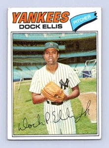 1977 Topps #71 Dock Ellis New York Yankees Ex+ - Picture 1 of 6