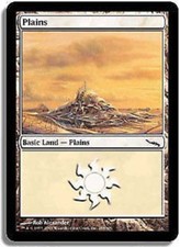 Plains #288 FOIL Mirrodin MtG LP