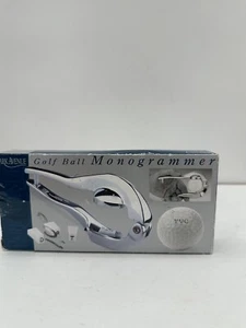 Golf Ball Monogrammer Chrome Plated Press Model PA0145CH Park Avenue - Picture 1 of 6