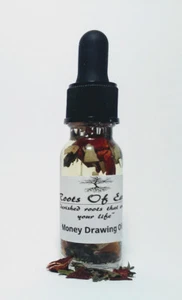 MONEY DRAWING OIL WEALTH CASH FLOW PROSPERITY HOODOO SPELL OCCULT WICCA PAGAN - Picture 1 of 1