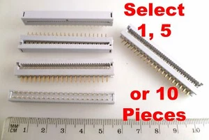 PD40P 40 vías montaje PCB DIL IDC cinta cable enchufe clavijas doradas EB6C2-5 - Imagen 1 de 3