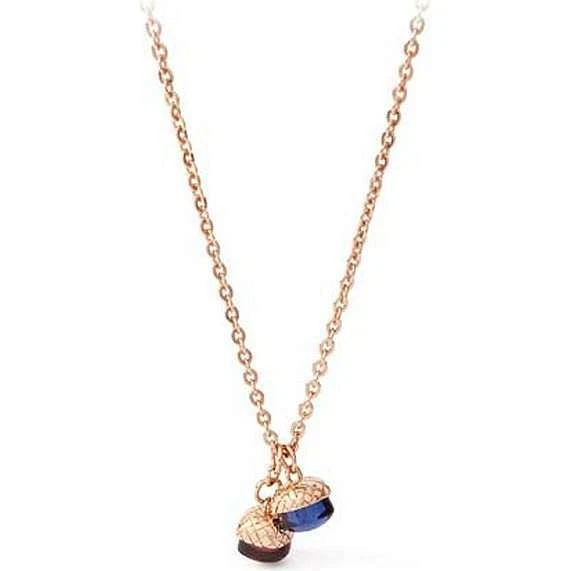 COLLANA BROSWAY CARILLON IN BRONZO CON PIETRE ROSA E BLU - Immagine 1 di 1