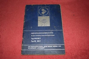 Betriebsanleitung Handbuch Zweiseiten-Hydraulik-Kippanhänger HW / HL 80.11 - Bild 1 von 6