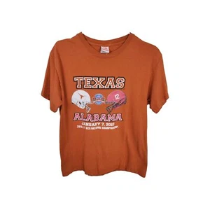 Texas Longhorns Shirt Mens M  2010 BCS National Championship Alabama NCAA UT - Picture 1 of 3