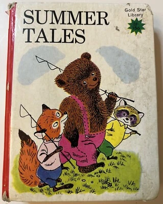 Scarce Richard Scarry Summer Tales 1970 Kathryn Jackson Hamlyn Gold Star Library - Изображение 1 из 4