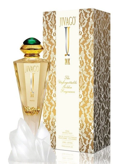 24K незабываемый золотой аромат * Jivago 2,5 унц / 75 мл туалетная вода женщин спрей - Изображение 1 из 1