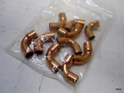 10-QTY BAGS-CP607 CXC 90 DEGREE ELBOW 1/4" (6.35mm) - Image 1 of 3