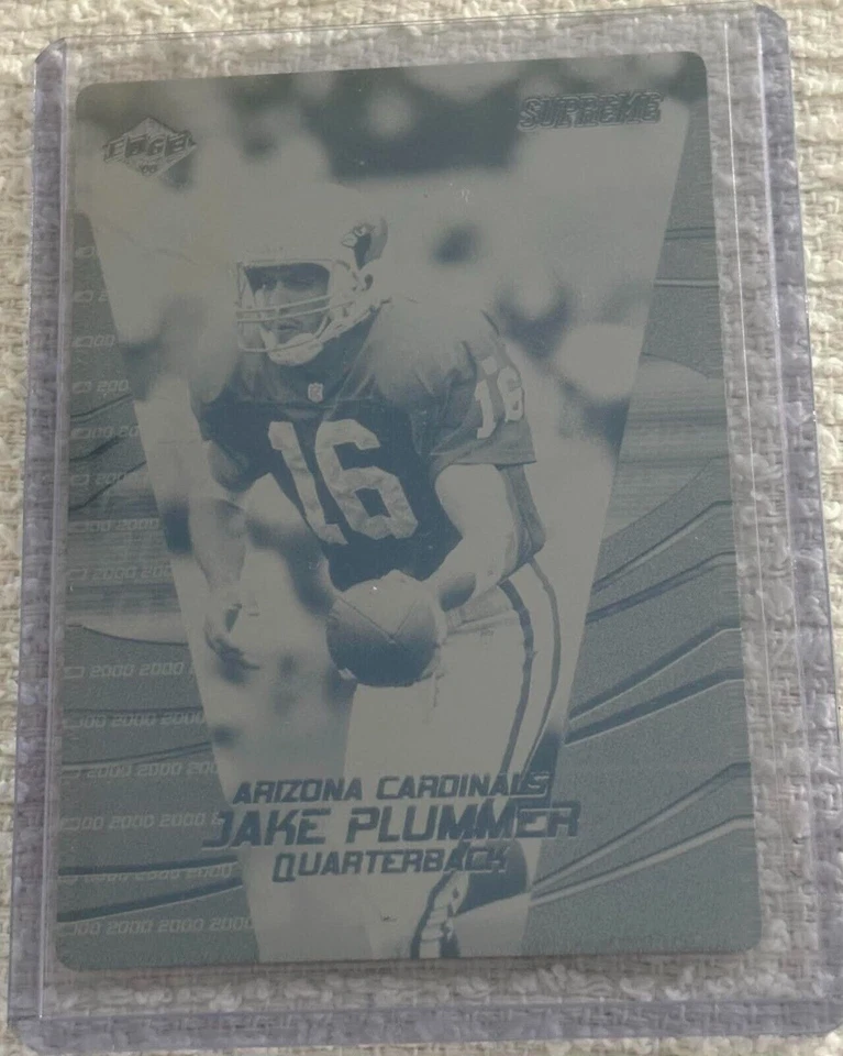 1/1 JAKE PLUMMER 1998 收藏家边缘印刷板 ARIZONA CARDINALS 1/1 — 第 1/2 张图片