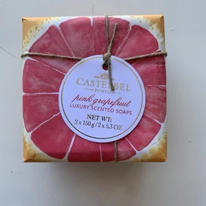 Castelbel Pink Grapefruit Luxury Soap (1) 2x 5.3 Oz 2 TOTAL Made In Portugal - Picture 1 of 7