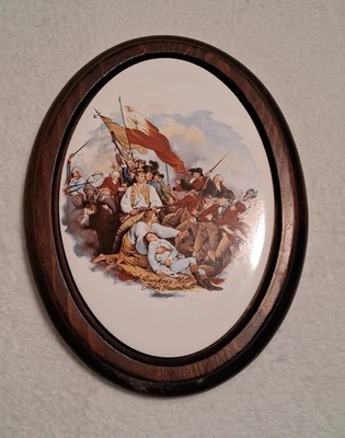 Подлинный винтажный немецкий керамический/деревянный трикотаж Amana Colonies Iowa - Изображение 1 из 4