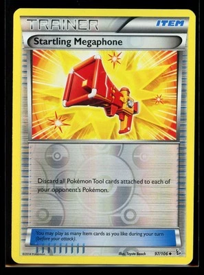 2014 XY - Flashfire Startling Megaphone #97 Reverse Holo Pokemon Card - Image 1 of 2