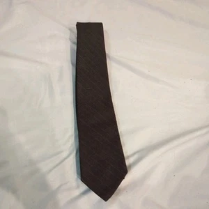 Vintage 60s by Mikasey wool tie brown beige - Picture 1 of 5