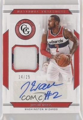 2019-20 帕尼尼国家宝藏游戏装备签名/25 约翰·沃尔 #GGA-JWL 签名 — 第 1/2 张图片