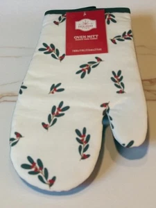 Guante para horno Holiday Time Christmas/Holiday Holly & Berries 7" x 11" nuevo - Imagen 1 de 2
