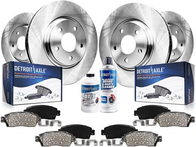 Detroit Axle Front & Rear Rotors Ceramic Brake Pads for Nissan Murano Pat - Image 1 of 4