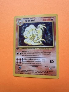Pokemon 1st Edition Base Set (French) - Feunard (Ninetales) - Holo Rare - 12/102 - Picture 1 of 5