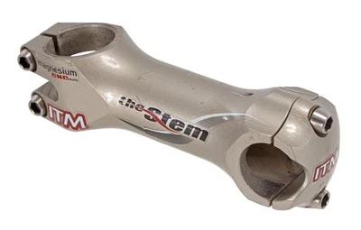 ITM the Stem Magnesium Road Bike 25.4 x 100mm 1 1/8" Titanium -20º Gravel 98g - Image 1 of 4