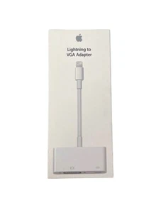New Apple MD825ZM/A Lightning to VGA Adapter A1439 SEALED OEM - Bild 1 von 3