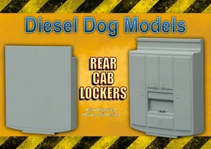 1-50 Cab Locker v3 (1 Pack, un-painted) - heavy haulage, code 3,wsi,corgi,tekno - Picture 1 of 7
