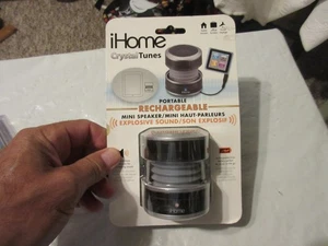 iHome Crystal Tunes Mini Lautsprecher explosiver Klang tragbar wiederaufladbar NEU - Bild 1 von 18