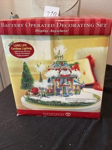 Dept Department 56 Krinkles Christmas Ornament Design Studio 56780 EUC Neu im Karton Vintage - Bild 1 von 8
