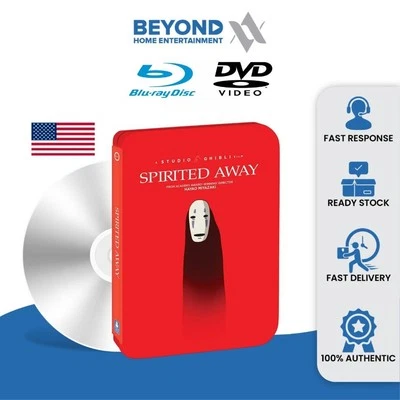 (Studio Ghibli) Limited Edition Spirited Away Steelbook [Bluray + DVD] - Image 1 of 4