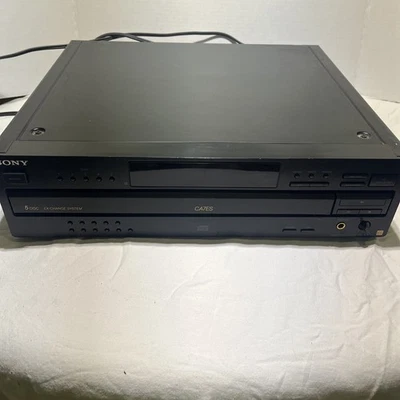 Sony CDP-CA7ES - 5 Disc HiFi Carousel CD Changer Player - Works TESTED - Image 1 of 4