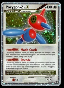 Juego de cartas coleccionables Pokémon Porygon-Z LV.X Ultra Raro Holo Majestic Dawn 100/100 LP - Imagen 1 de 2