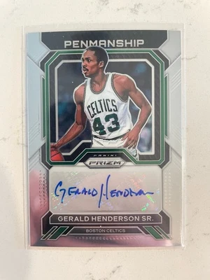 GERALD HENDERSON SR. NBA Boston Celtics 2022-23 Panini Prizm Auto #PNM-GHE - Imagem 1 de 2