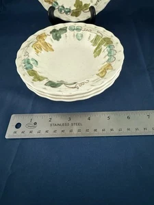 Metlox Vintage VernonWare Vineyard kleine 6" Dessertschalen 4 Stück neuwertig - Bild 1 von 6
