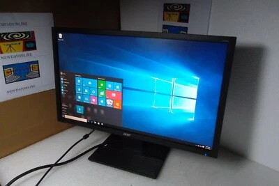 ACER V246HL 24" Widescreen LED Monitor Full HD 1080p w/VGA DVI UM.FV6AA.003 - Image 1 of 4