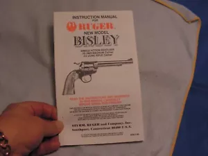 RUGER Nuovo Modello Bisley Revolver Monoazione Manuale Inst .32,.22 BRN/1-86 - Foto 1 di 5