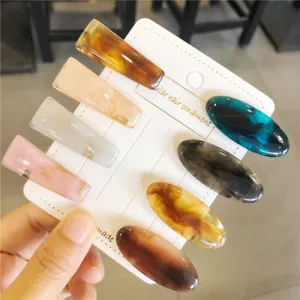 Barrette Hair Clip Set Of Quality Mini Slide, Smart Beautiful Clip, Ladies Girl - Picture 1 of 18