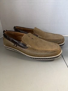 BRIXTON Men's Casual Boat Shoes, Synthetic Uppers, Slip-on, Sz. 13 - Picture 1 of 10
