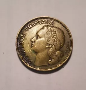 1953 50 FRANCS REPUBLIQUE FRANCAISE DESIGNER G GUIRADUD LIBERTE EGALITE MINT M. - Picture 1 of 2
