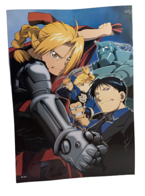 Big Poster do Anime Fullmetal Alchemist - 90x60 cm - LO027