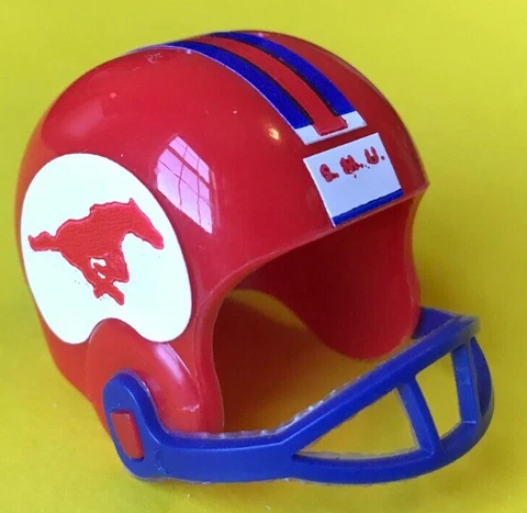 1970 SMU Mustangs mini NCAA Vintage gumball football helmet decal set miniature Cover