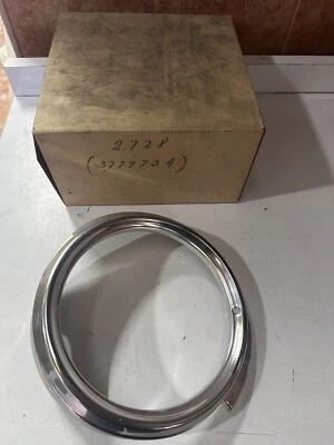 NOS GM 1961 Chevrolet Impala SS 409 Super Sport Headlight Bezel - Image 1 of 4