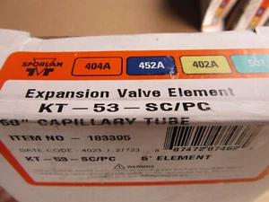 Sporlan KT-53-SC/PC Expansionsventil Element 60" Kapillarrohr Neu im Karton - Bild 1 von 2