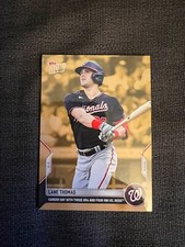 2022 Topps Now Road To Opening Day Lane Thomas Gold Bonus Card #ODB-10